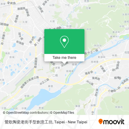 鶯歌陶瓷老街手型創意工坊 map