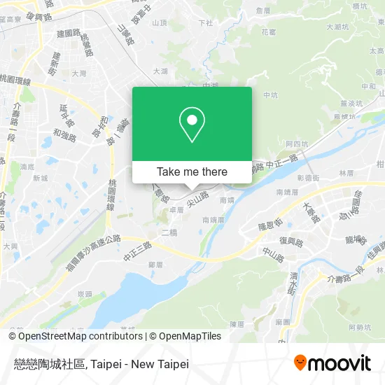 戀戀陶城社區 map