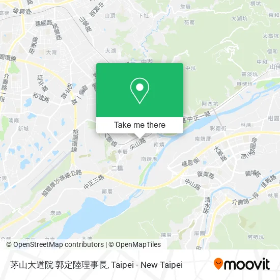 茅山大道院 郭定陸理事長 map