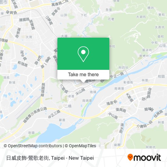 日威皮飾-鶯歌老街地圖