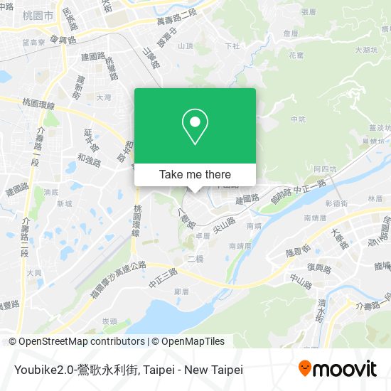 Youbike2.0-鶯歌永利街地圖