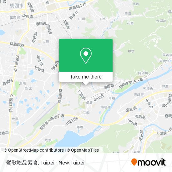 鶯歌吃品素食地圖