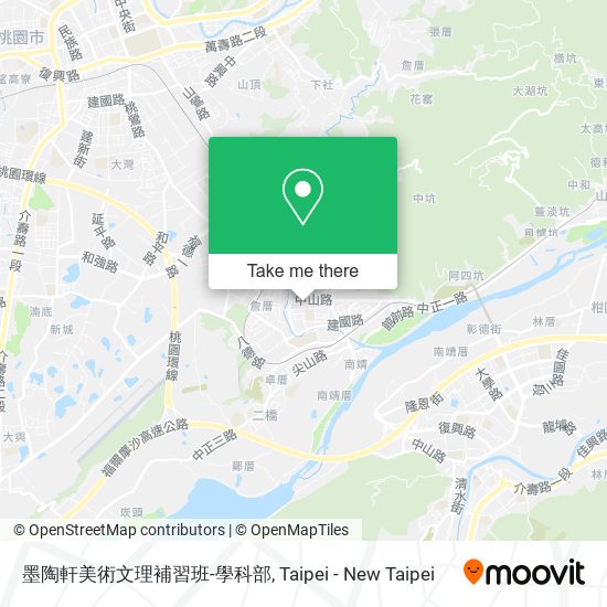 墨陶軒美術文理補習班-學科部地圖