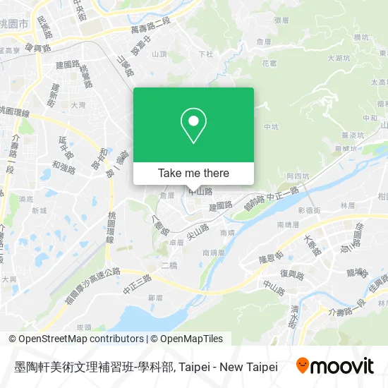 墨陶軒美術文理補習班-學科部地圖