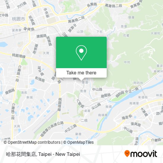 哈那花間集店地圖