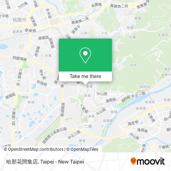 哈那花間集店 map