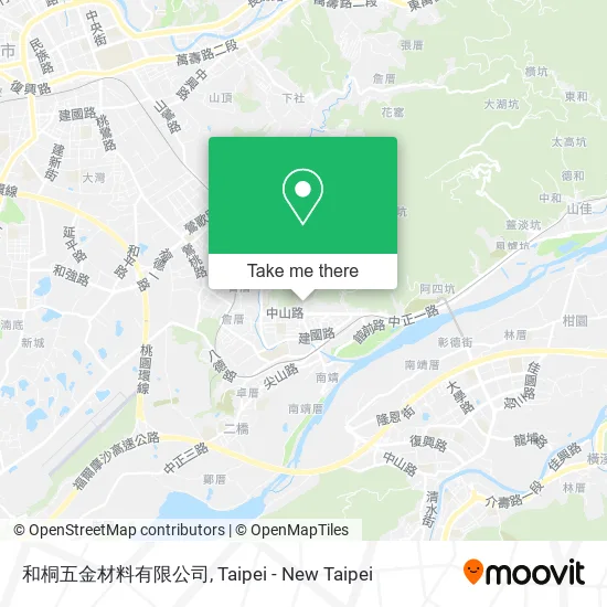 和桐五金材料有限公司地圖