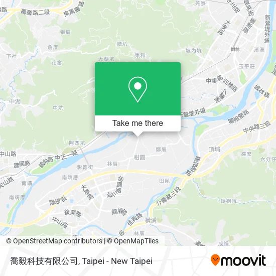 喬毅科技有限公司 map