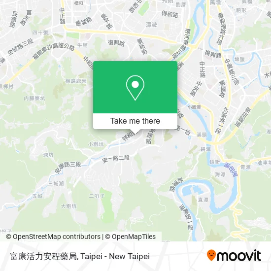 富康活力安程藥局 map