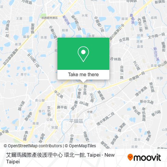 艾爾瑪國際產後護理中心 環北一館地圖