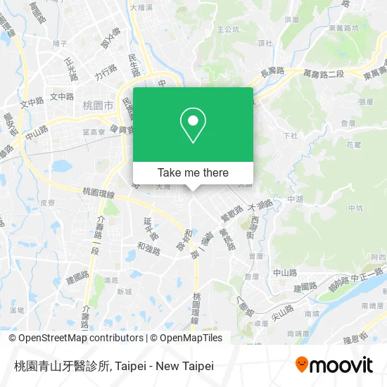 桃園青山牙醫診所地圖