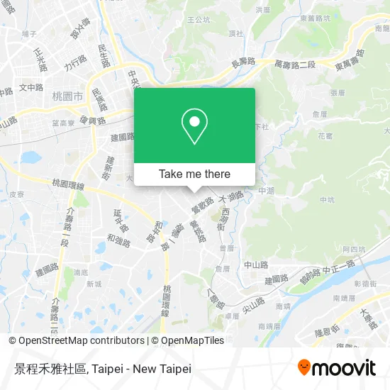 景程禾雅社區 map
