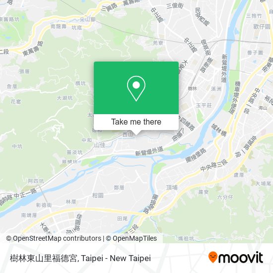樹林東山里福德宮地圖