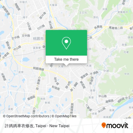 許媽媽車衣修改 map