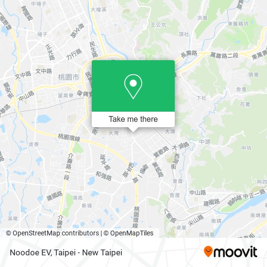 Noodoe EV map