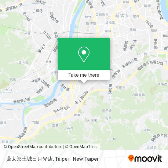 鼎太郎土城日月光店 map