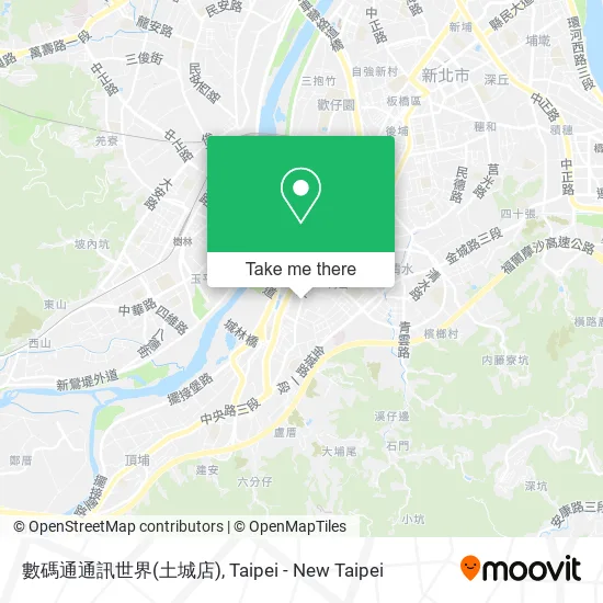 數碼通通訊世界(土城店)地圖