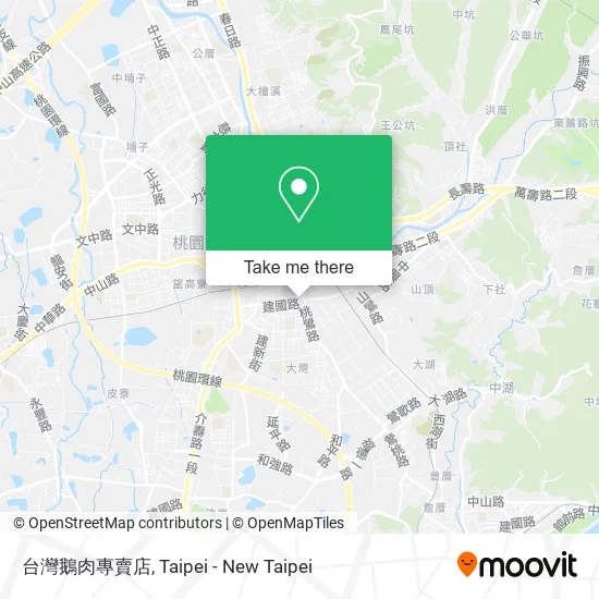 台灣鵝肉專賣店 map