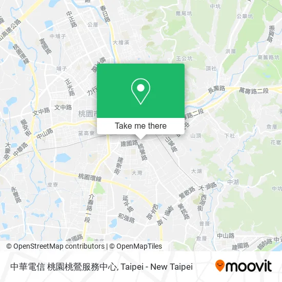 中華電信 桃園桃鶯服務中心 map