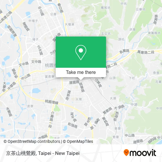 京茶山桃鶯殿 map