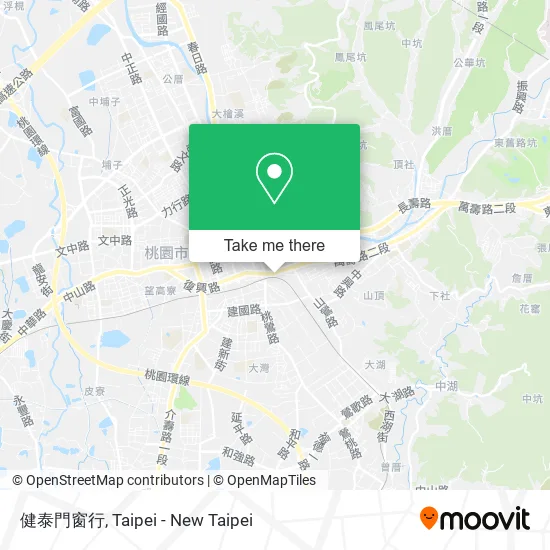健泰門窗行地圖