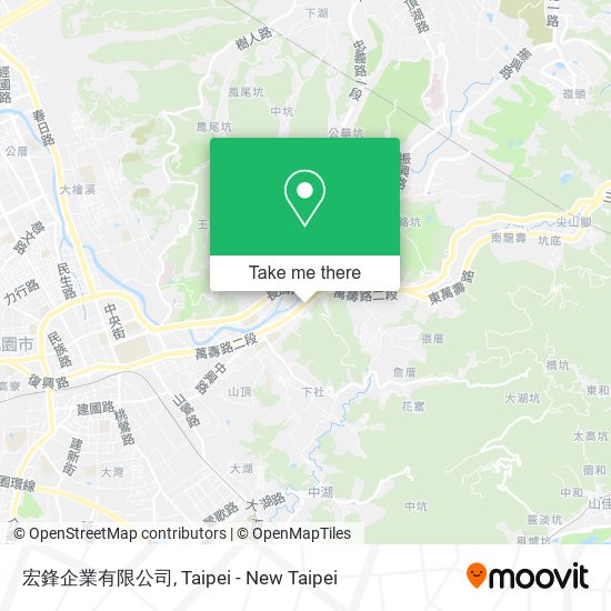 宏鋒企業有限公司地圖