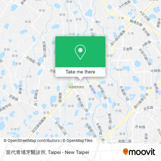 當代青埔牙醫診所 map