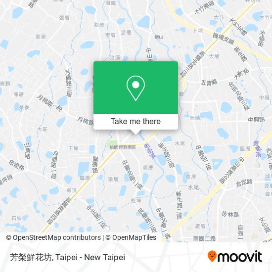 芳榮鮮花坊地圖
