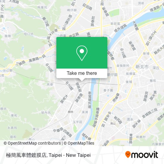 極簡風車體鍍膜店 map