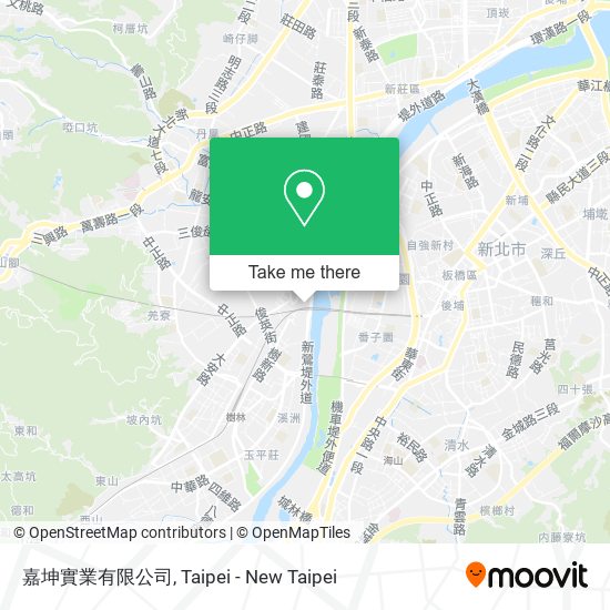 嘉坤實業有限公司 map