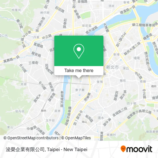 浚榮企業有限公司地圖