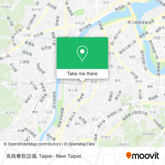 嵩格餐飲設備 map