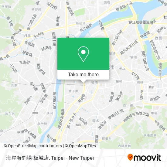 海岸海釣場-板城店地圖