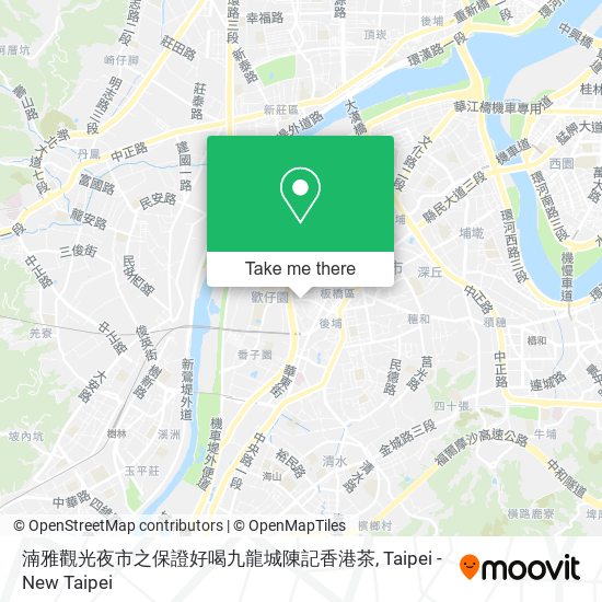 湳雅觀光夜市之保證好喝九龍城陳記香港茶 map