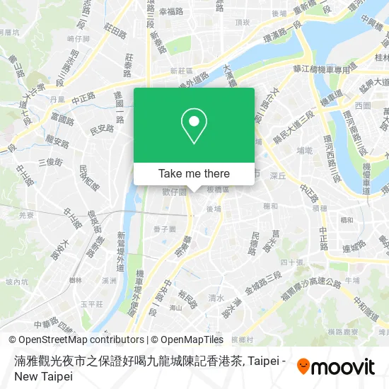 湳雅觀光夜市之保證好喝九龍城陳記香港茶 map