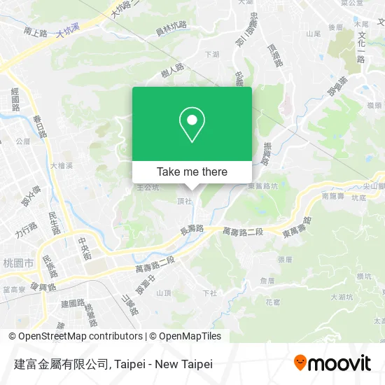 建富金屬有限公司地圖
