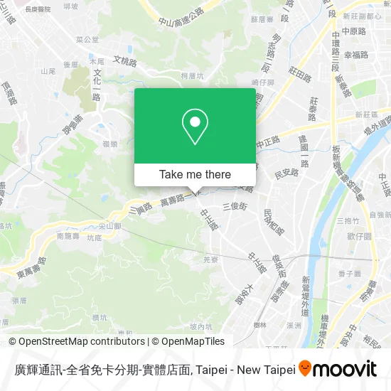 廣輝通訊-全省免卡分期-實體店面 map