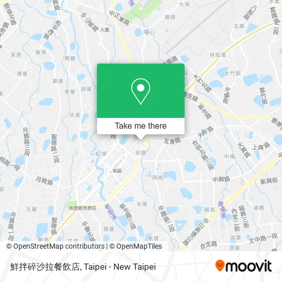 鮮拌碎沙拉餐飲店地圖