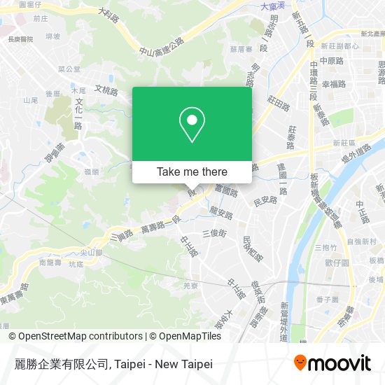 麗勝企業有限公司地圖