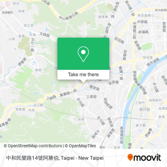 中和民樂路14號阿勝伯 map