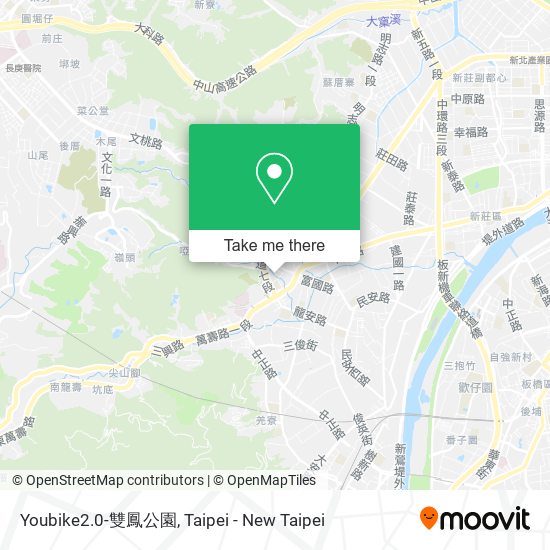 Youbike2.0-雙鳳公園地圖