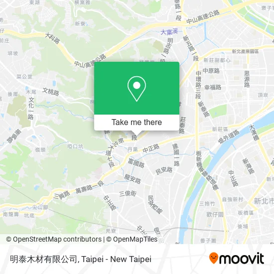 明泰木材有限公司地圖