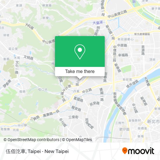 伍佰汔車 map