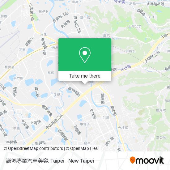 謙鴻專業汽車美容 map