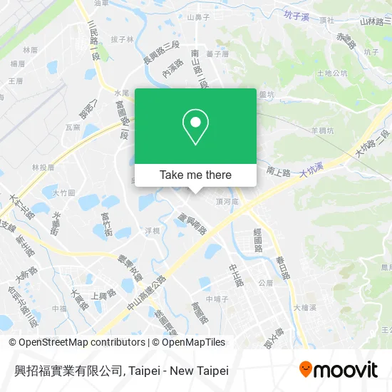 興招福實業有限公司地圖