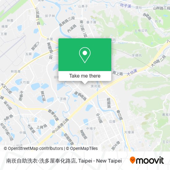 南崁自助洗衣-洗多屋奉化路店地圖