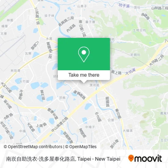 南崁自助洗衣-洗多屋奉化路店地圖