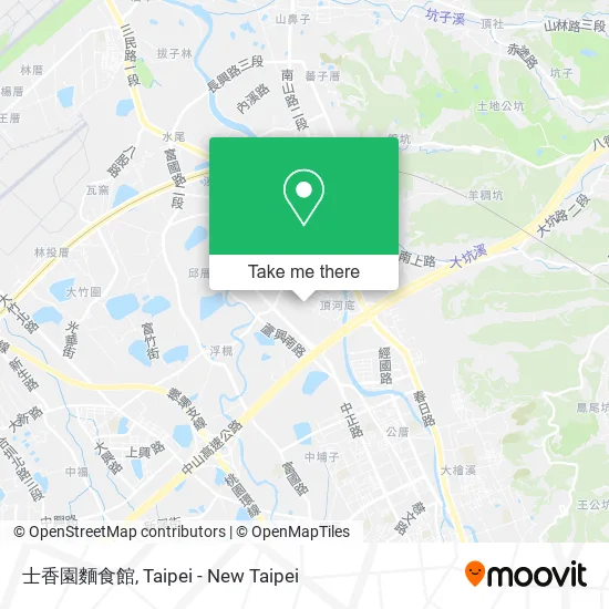 士香園麵食館地圖