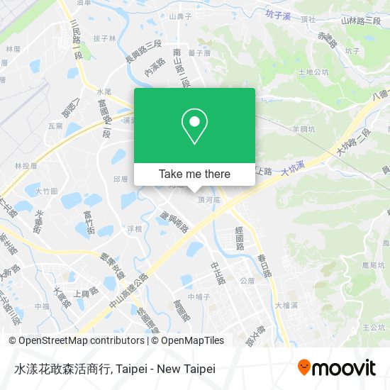 水漾花敢森活商行 map