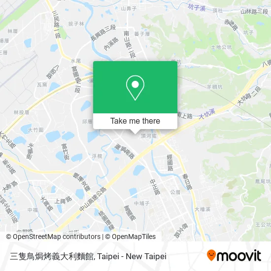 三隻鳥焗烤義大利麵館地圖
